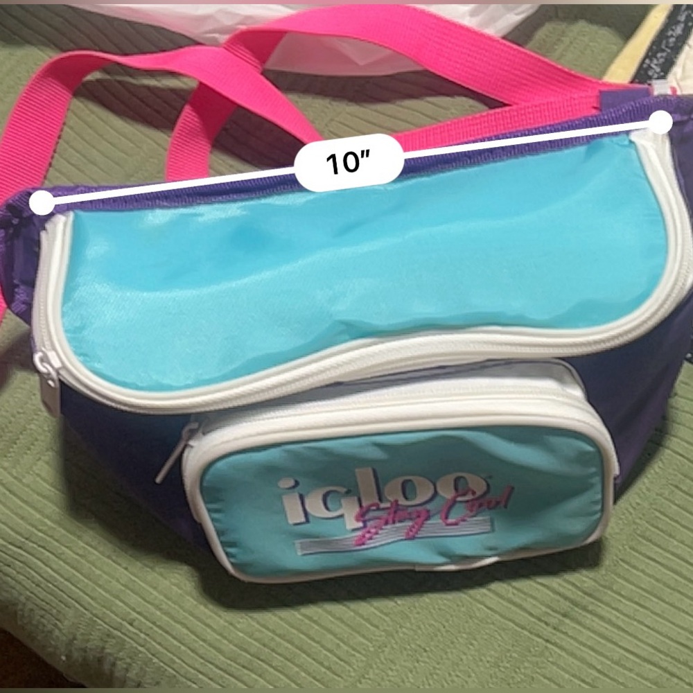 Igloo Throw Back Collection Stay Cool Retro 90s Cooler Fanny Pack Adjustable - Picture 9 of 10